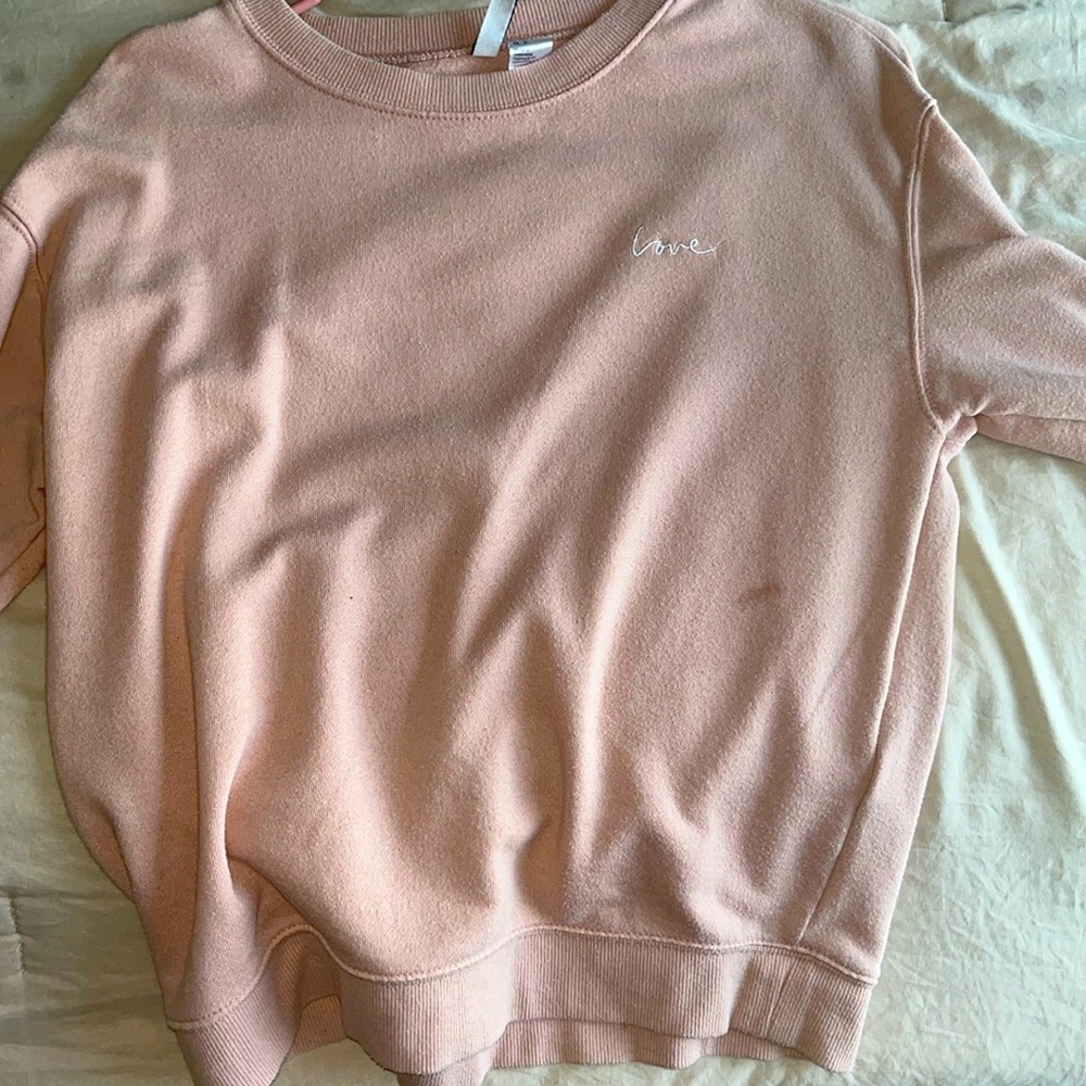 Pink sweatshirt